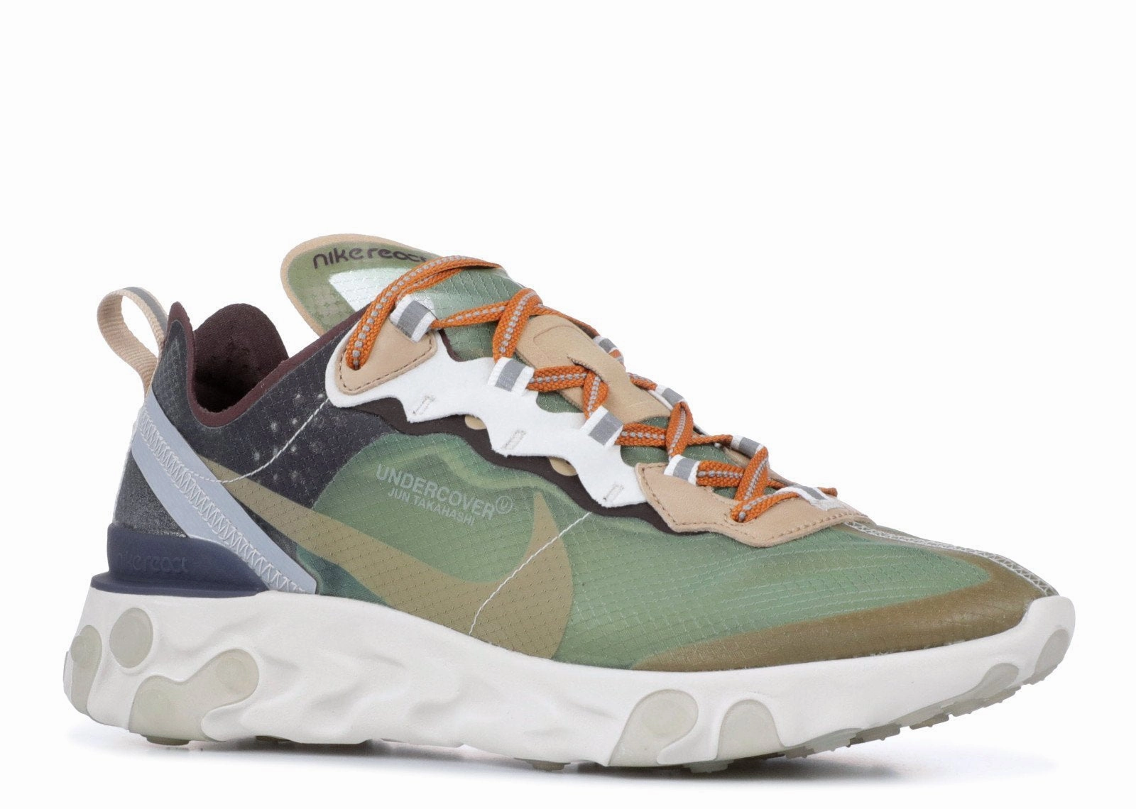 Women NIKE React Element 87 Undercover Green Mists Billie Eilish Shoes Nike