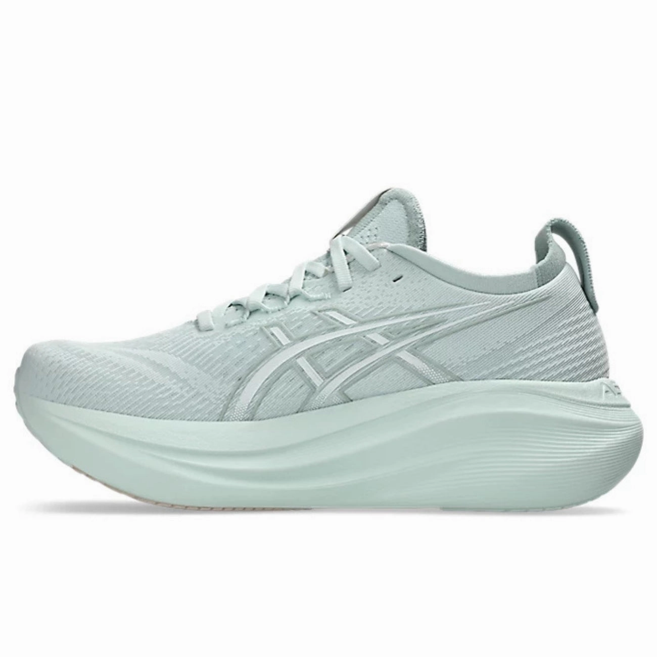 Women's - ASICS Gel Nimbus 27 - Pure Aqua/White Upcoming Asics Shoes