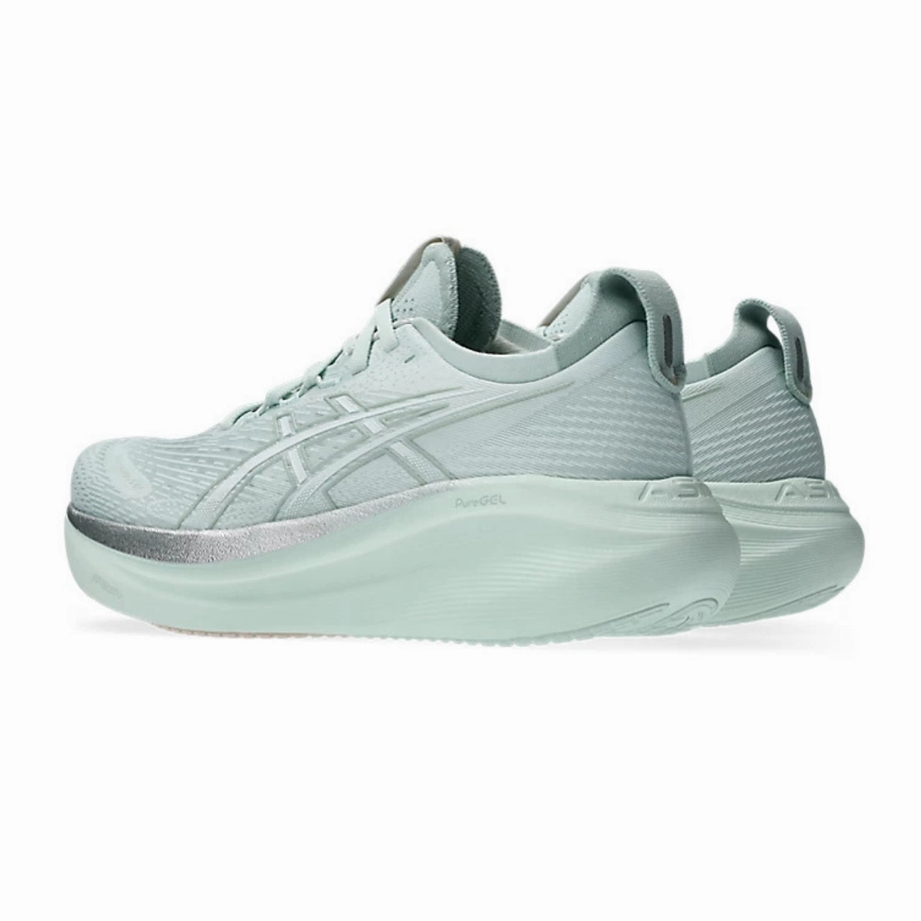Asics Tennis Shoes Australia Women's - ASICS Gel Nimbus 27 - Pure Aqua/White