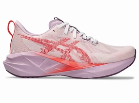 Women's - ASICS Novablast 5 - White/Coral Reef Asics Gel-venture 6 Running Shoe