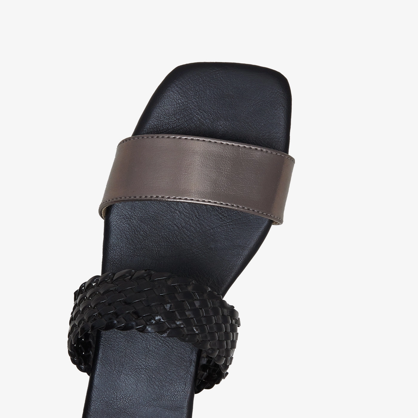 Women's Braided Metallic Flats Knitting Slippers Patterns Free