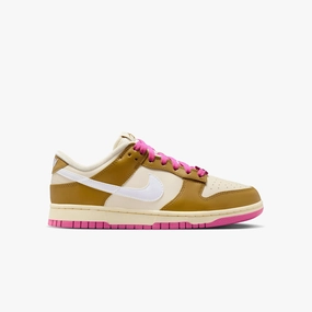 Women's Dunk Low SE "Just Do It Bronzine Playful Pink" Nike Run Long Shoes