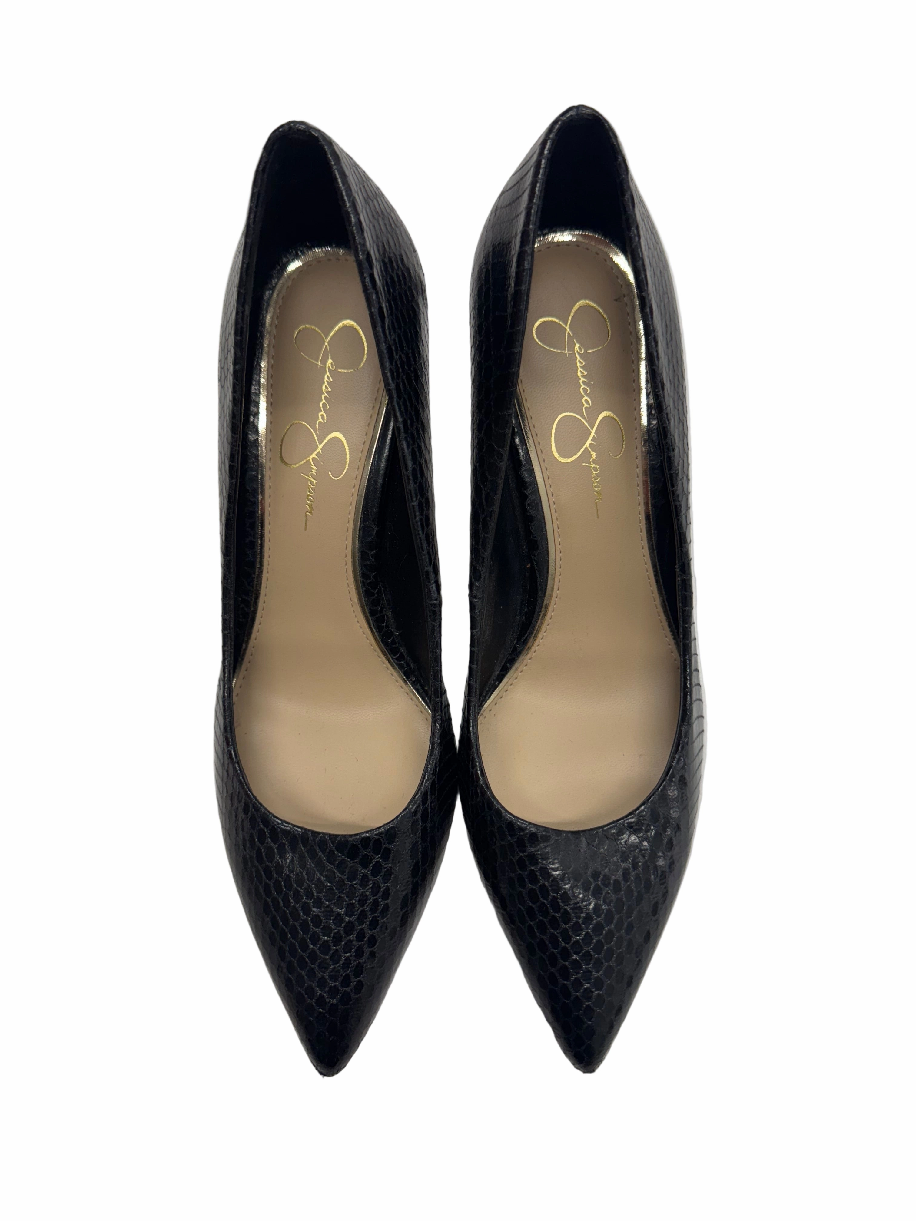 Womens Jessica Simpson Stiletto Shoes, 9.5 Carbon X 3