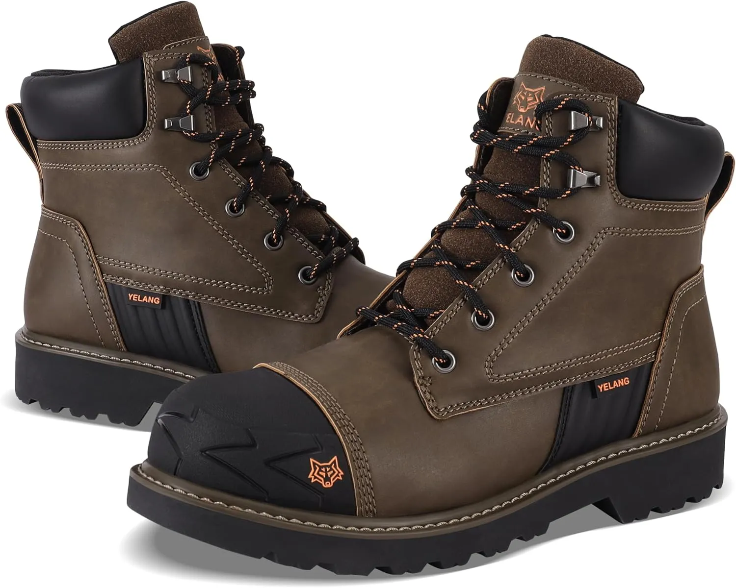 Men's Steel Toe Safety Work Boot Best Work Boots For Tree Climbing