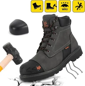 Best Work Boots For Long Hours Men's Steel Toe Safety Work Boot