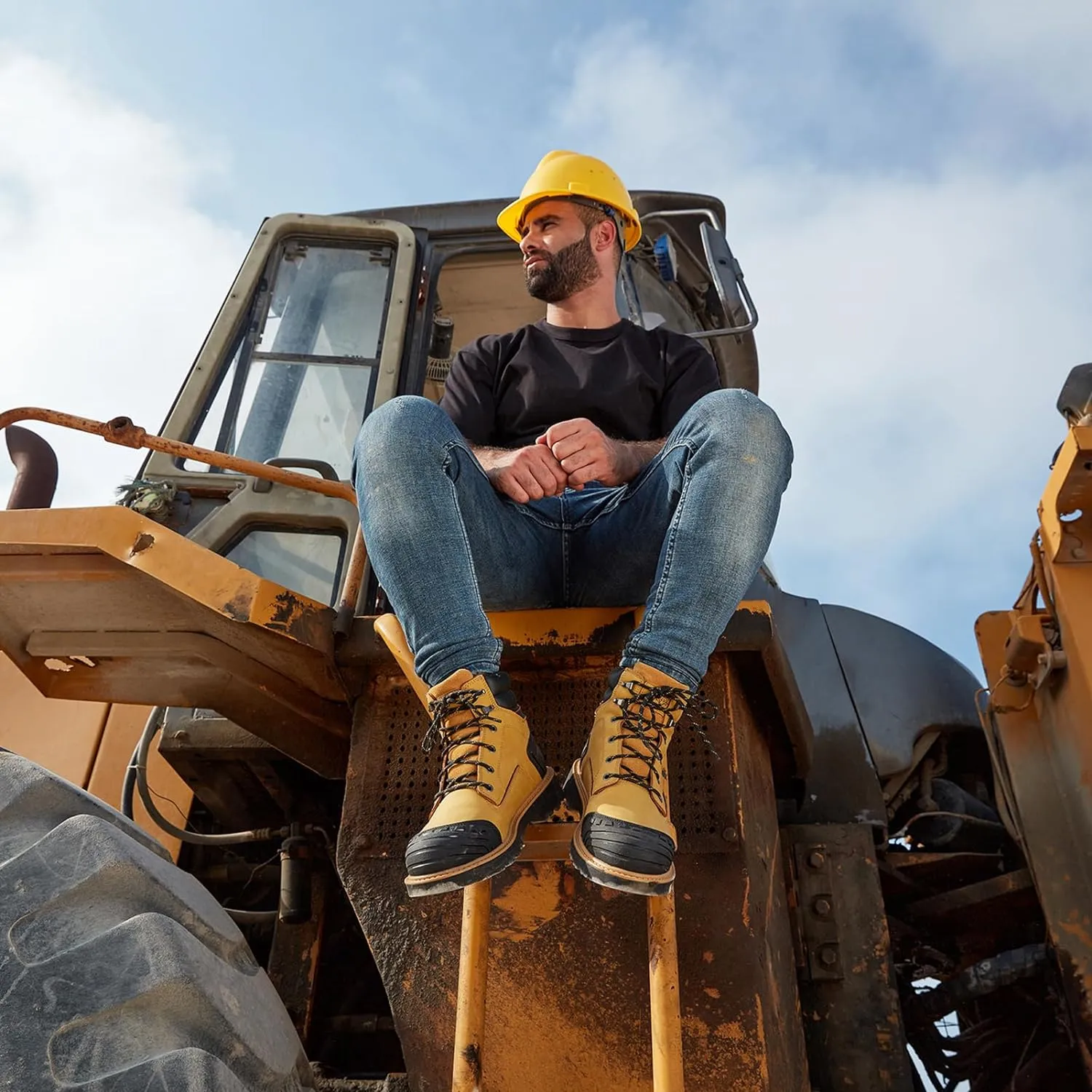 Men's Steel Toe Safety Work Boot Newark Steel Toe Work Boots
