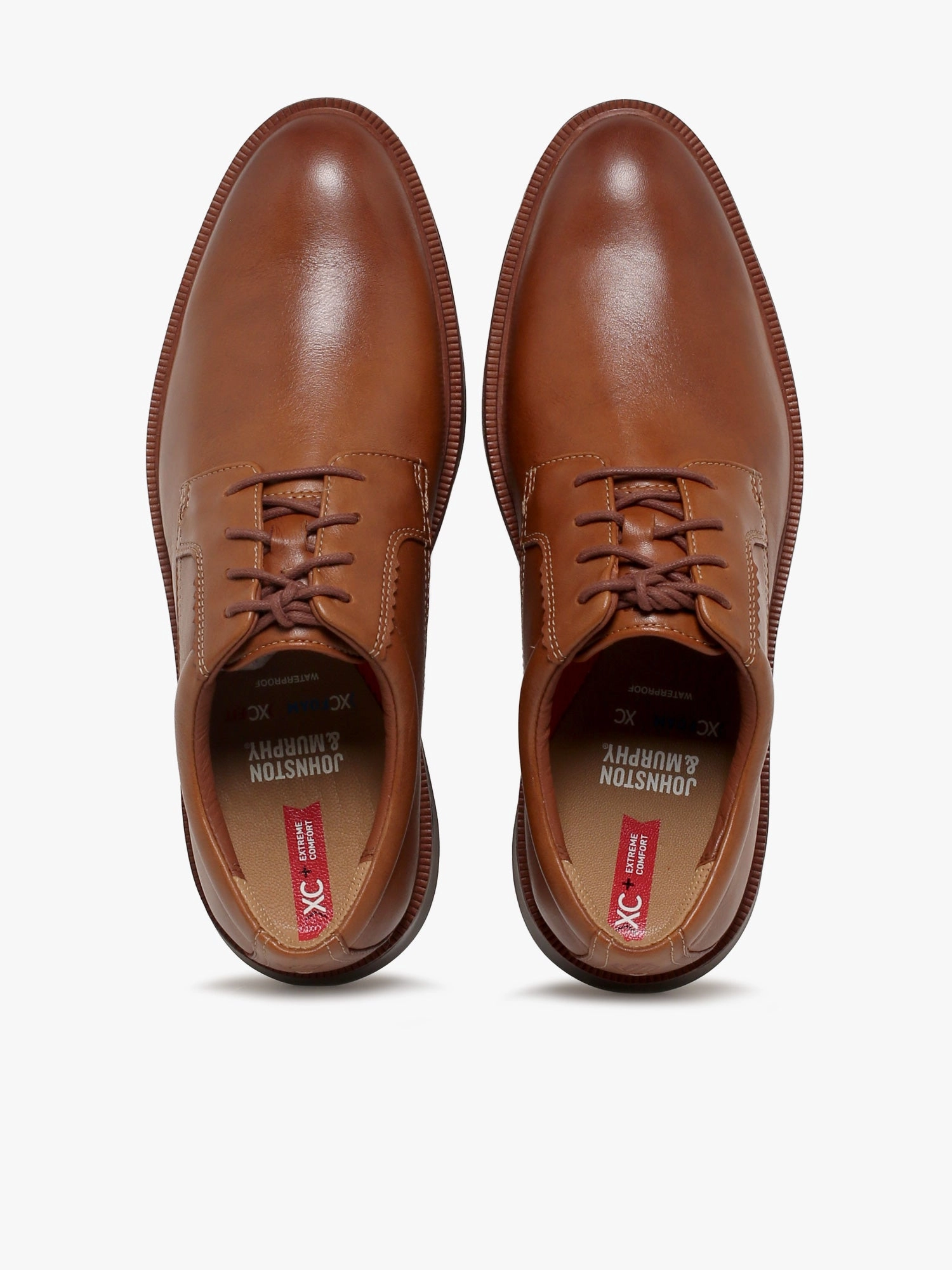 Knit Oxfords Xc Parker Plain Toe Tan Leather 204381