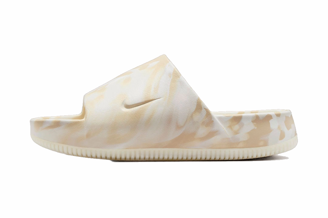 Nike Women's Calm Slide Shoes - Phantom Nike Shoes With Nike On The Back