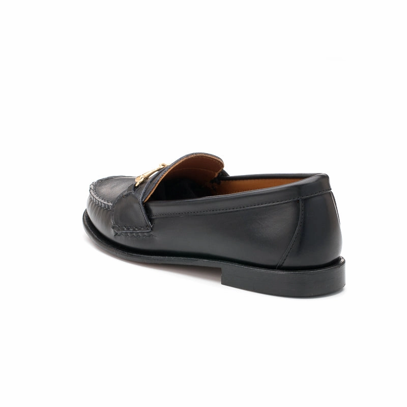 Loafers And Dresses Women's Horsebit Loafers - Black Calf