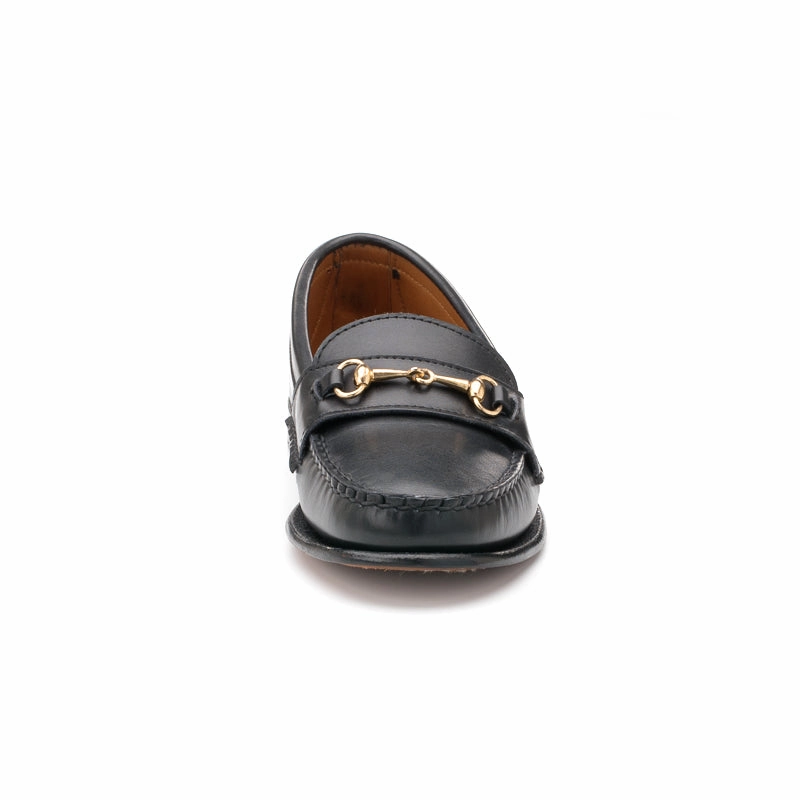 Women's Horsebit Loafers - Black Calf