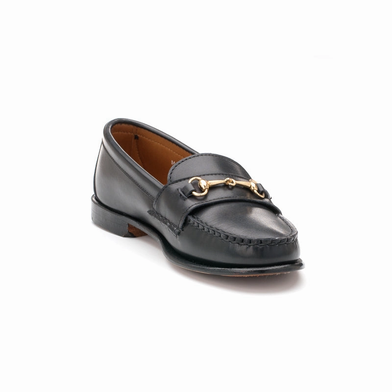 Women's Horsebit Loafers - Black Calf