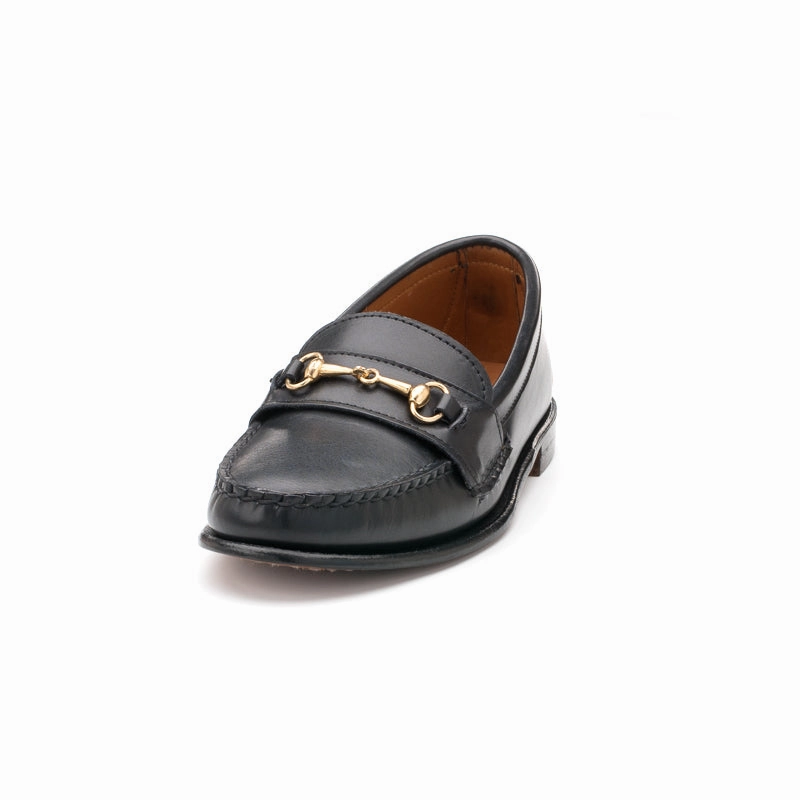 Women's Horsebit Loafers - Black Calf