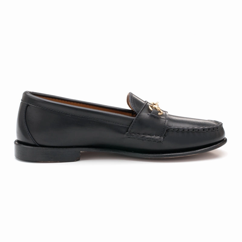 Mk Shoes Loafers Women's Horsebit Loafers - Black Calf