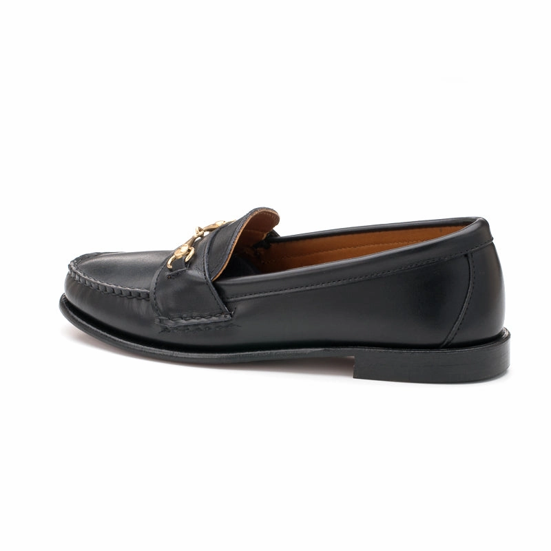 Loafers For A Timeless Look Women's Horsebit Loafers - Black Calf