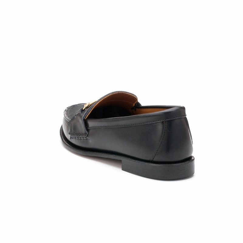 Women's Horsebit Loafers - Black Calf Slacks And Loafers